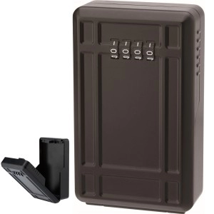 【Bosvision 博士威】四字輪鎖中鎖 壁掛式鑰匙盒