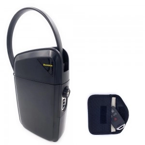 【BOSVISION 博士威】行動保險箱 攜帶式保險箱及RFID電子防盜袋