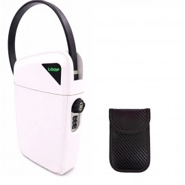Loop Car Share 白色大型鑰匙盒 行動保險箱 及RFID電子防盜袋