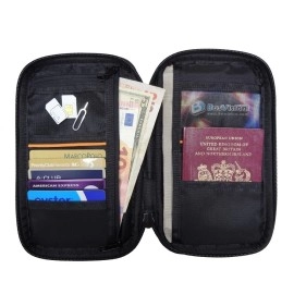 【BOSVISION 博士威】防RFID/NFC側錄多功能護照包(電子防盜錢包)